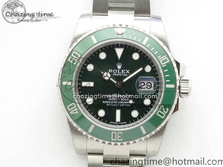 MiroTime 0523 Submariner 116610 LV Green Ceramic ZRF 1:1 Best Edition on SS Bracelet VR3135 (CF Bezel) EasyMatch 2761